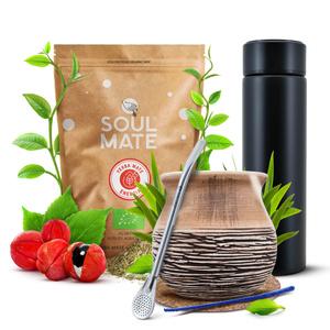 Set Yerba Yaguar Energia Mate Becher Volcano Yerbomos