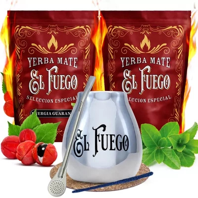 Mate Tee Set 1KG MÄCHTIGSTE SPEZIES El Fuego