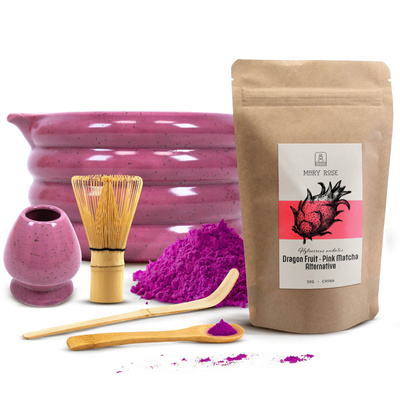 Set zur Zubereitung von Pink Matcha