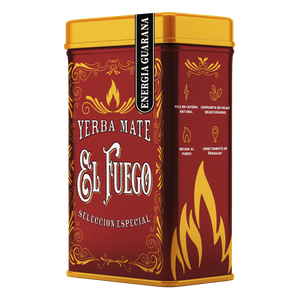 Yerbera – Metalldose + El Fuego Energia Guarana 0,5 kg