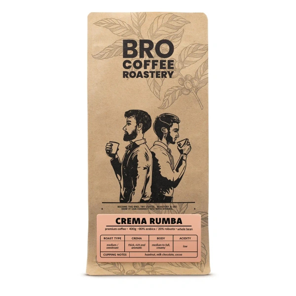 Bro Coffee Roastery – Bohnenkaffee Crema Rumba 400 g