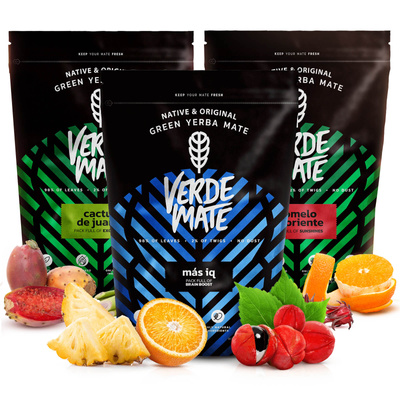Yerba Verde Mate Green 3x500g verschiedene