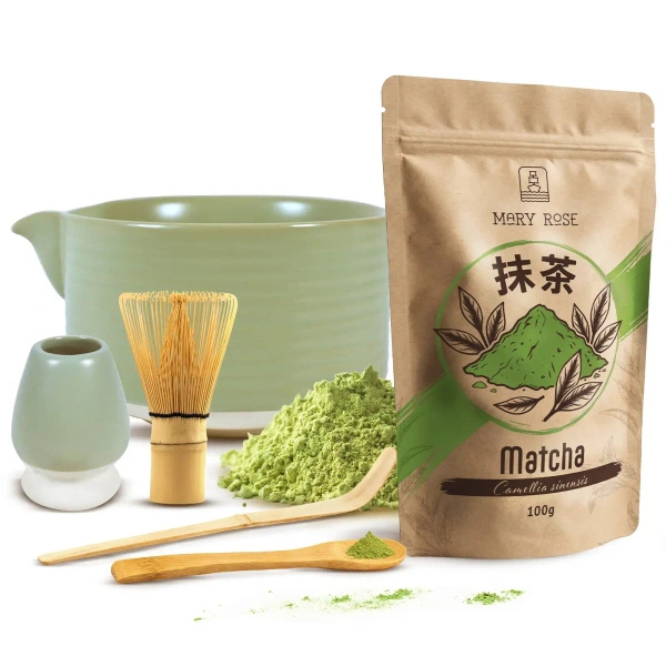 Matcha-Tee-Aufbrühset