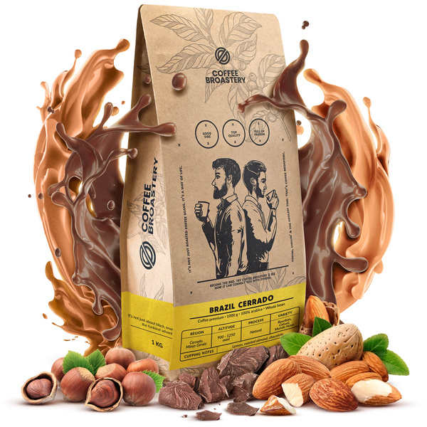 Set Bro Coffee Roastery Brazil Cerrado + Brazil Guaxupe 2x1kg (2kg)
