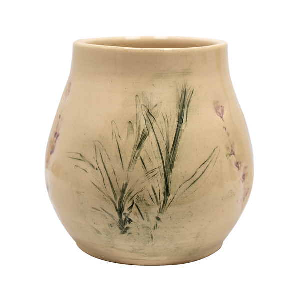 Keramische Mate Becher Flora Pink 300 ml – Crater-Serie