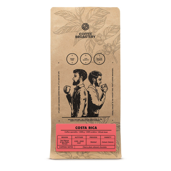 Set Bro Coffee Roastery Costa Rica San Rafael + Nicaragua Colibrí Azul + Brazil Guaxupe 3x1kg (3kg)