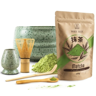 Matcha-Tee-Aufbrühset