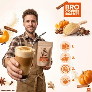 Bro Coffee Roastery – Pumpkin Spice Latte Mix 100 g