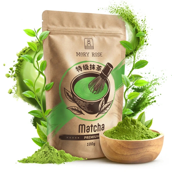 Geschenkset für bunten Matcha Latte: Matcha + Yellow Matcha + Zubehör