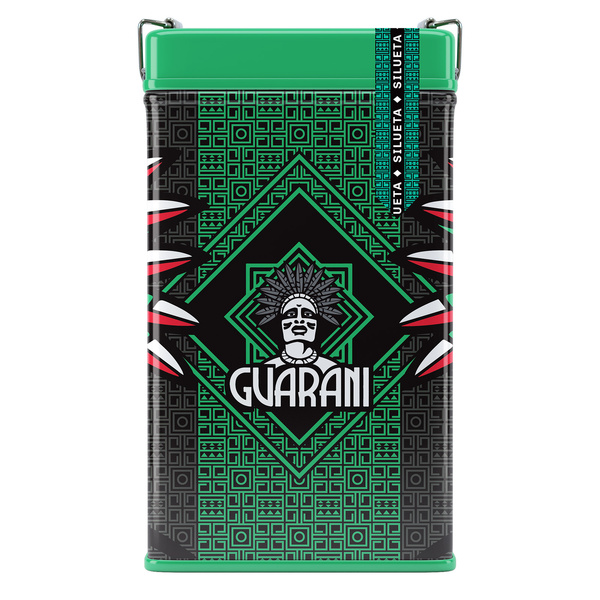 Yerbera – Metalldose + Guarani Silueta 0,5 kg