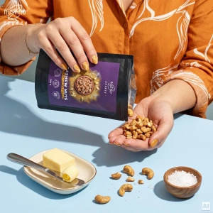 Nustino Crunch – Geröstete Cashewkerne – Golden Salted Butter 200 g