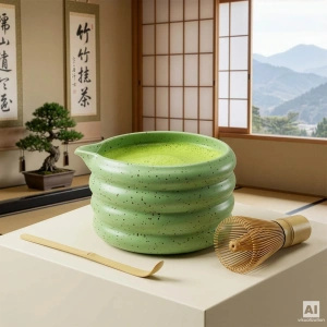 Geschenkset: Premium-Matcha + Matchawan + Bambuszubehör