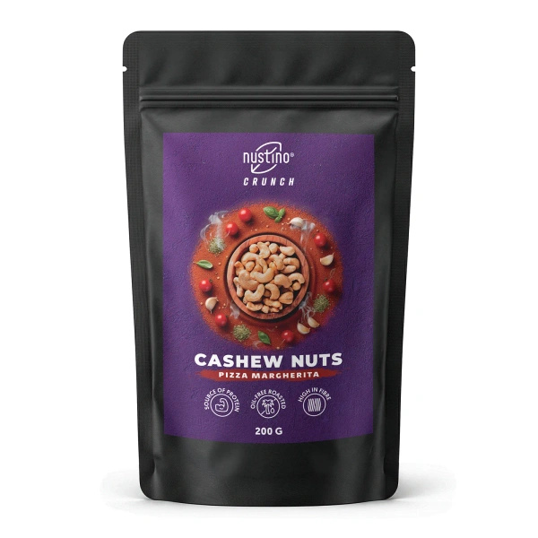 Nustino Crunch – Geröstete Cashewkerne – Pizza Margherita 200 g