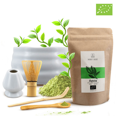 Matcha-Tee-Aufbrühset
