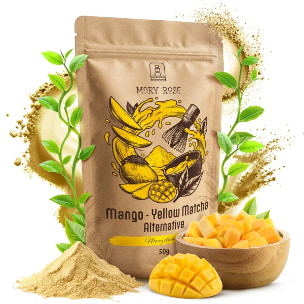 Geschenkset für bunten Matcha Latte: Matcha + Yellow Matcha + Zubehör