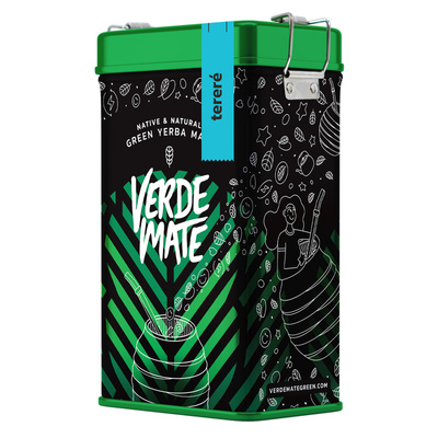 Yerbera – Metalldose + Verde Mate Green Tereré 0,5 kg