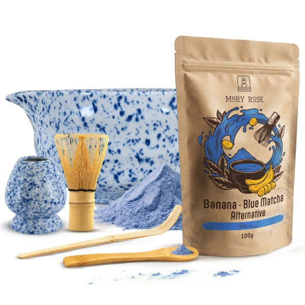 Set zur Zubereitung von Blue Matcha
