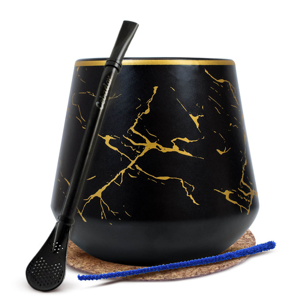 Mate-Tee-Zubehörset: Kalebasse + Bombilla