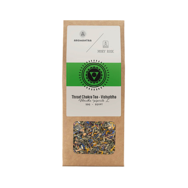 Aromantra x Mary Rose – Halschakra-Tee Vishuddha (Kräutertee) 50 g