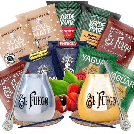 Yerba Mate Starter Kit viele Arten für Paare