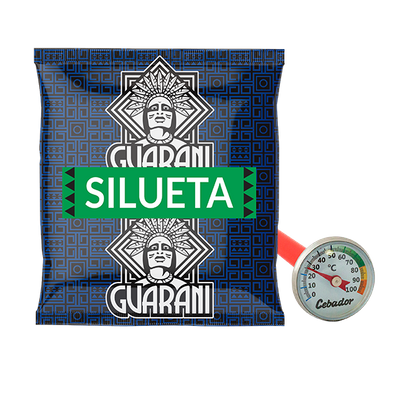Analoges Thermometer + yerba mate 50g