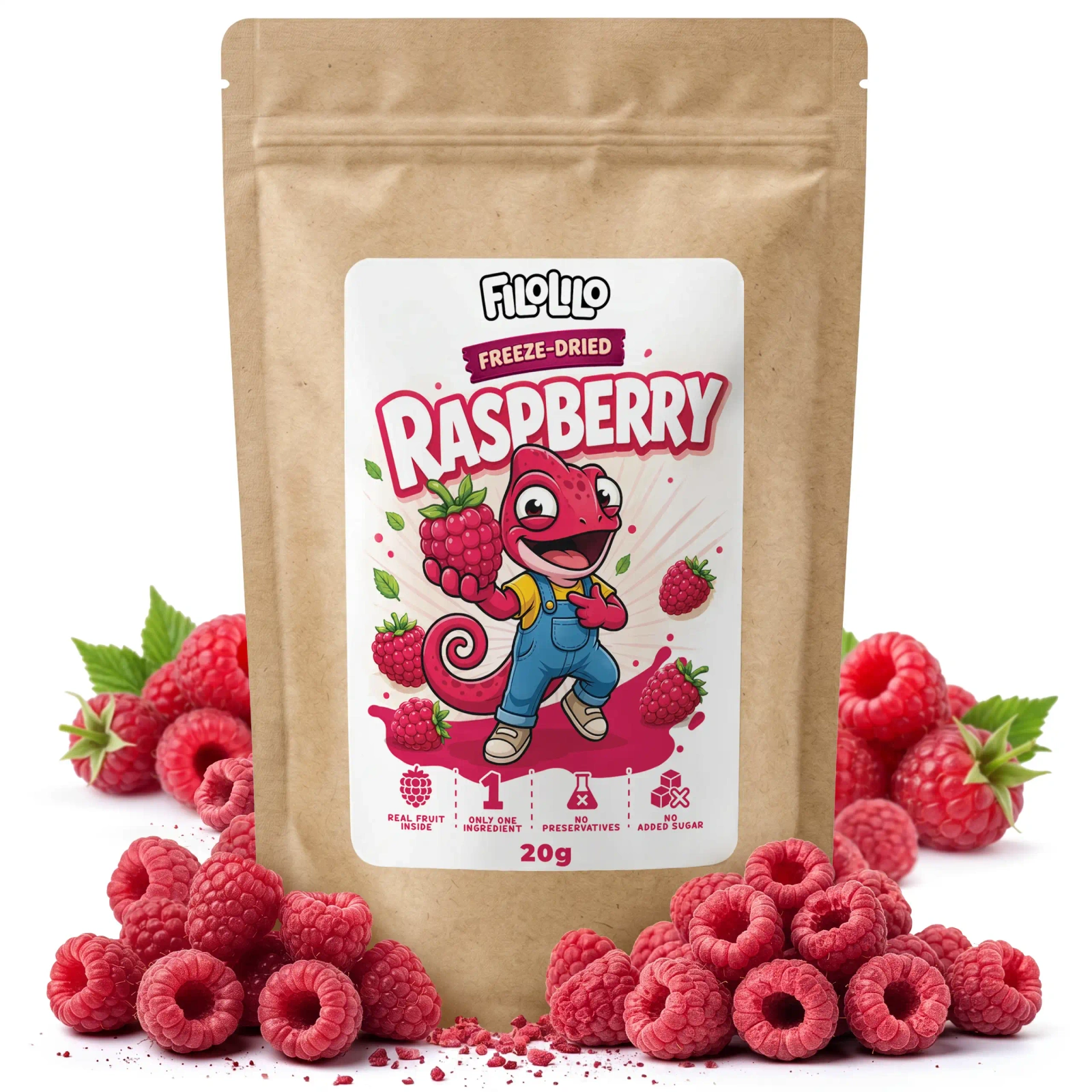 FiloLilo gefriergetrocknete Himbeeren