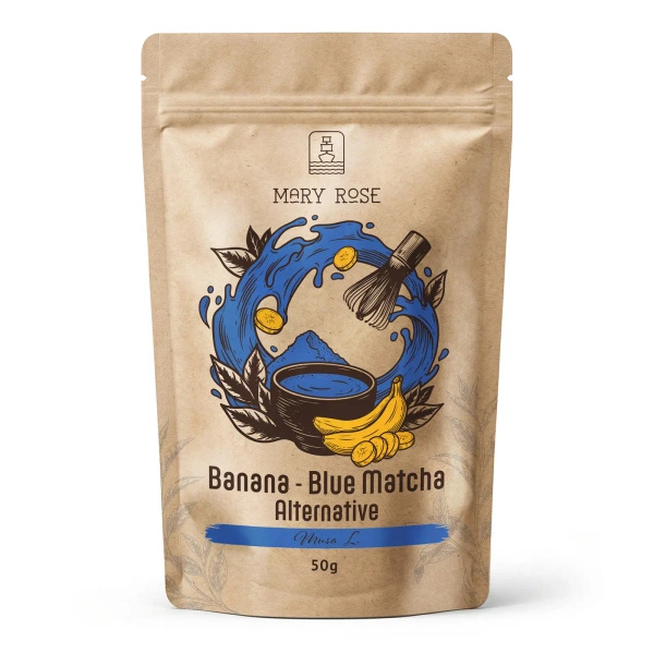 Mary Rose – Blue Matcha Alternative – Banane (Pulver) 50 g