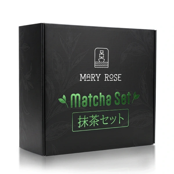 Geschenkset: Japanischer Matcha in Zeremonialqualität + matchawan + Bambuszubehör