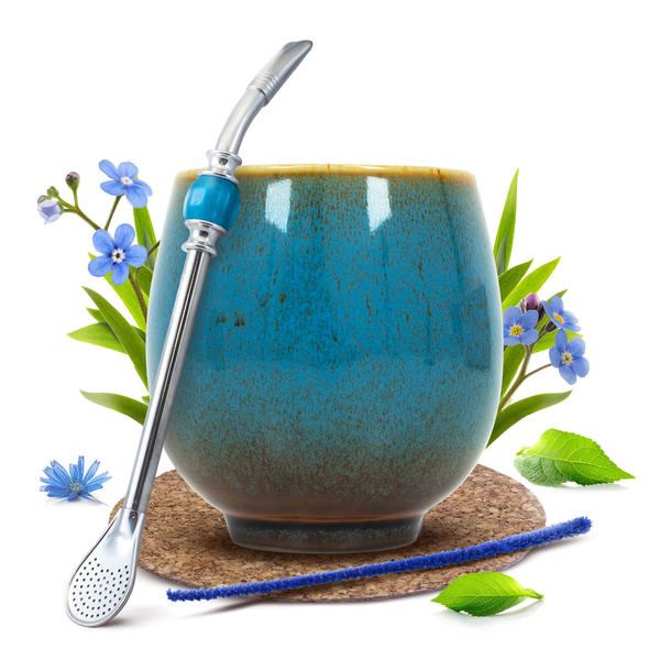 Starter Set Yerba Mate Kalebasse + Bombilla