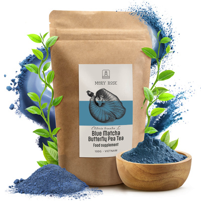 Mary Rose – Blue Matcha – Butterfly Pea Tea (Pulver) 100 g