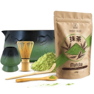 Matcha-Tee-Aufbrühset