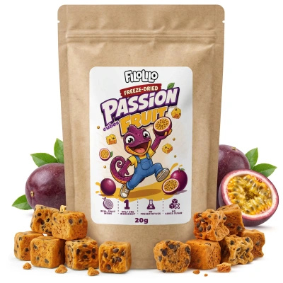 FiloLilo – Gefriergetrocknete Maracuja (Würfel) 20 g