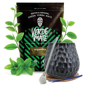 Mate Tee Set Verde Mate 500g 0,5kg Kalebasse + Bombilla