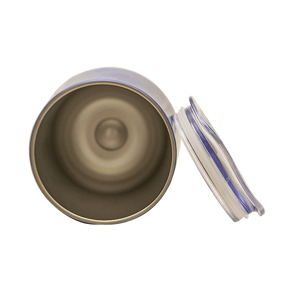 TermoLid – Thermo‑Becher für Mate Tee mit Deckel – Verde Mate (schwarz) – 350 ml