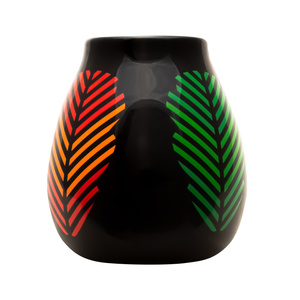 Weihnachtliches Mate-Tee-Geschenkset: Proben 10x50g + Samba Kalebasse und Bombilla