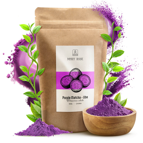 Mary Rose – Purple Matcha – Ube (Pulver) 50 g
