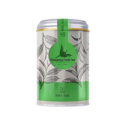 Mary Rose - Grüner Tee Strawberry Fields in Dose - 50 g