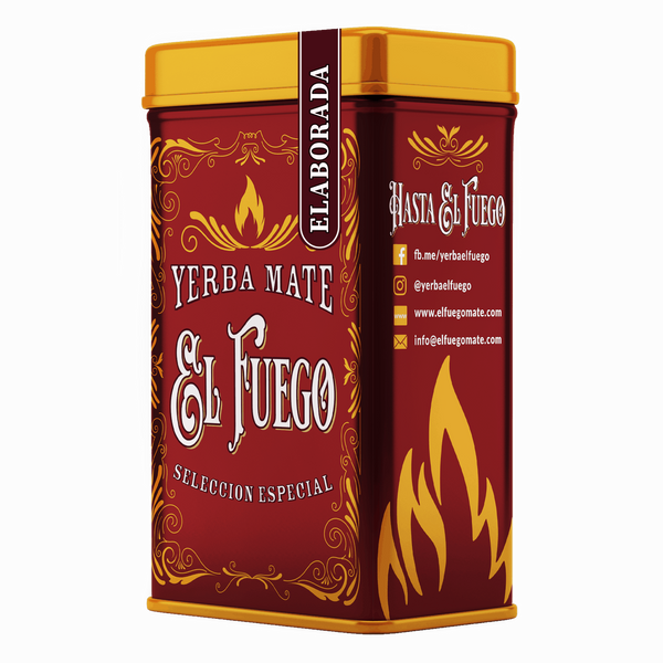 Yerbera – Metalldose + El Fuego Elaborada 0,5 kg