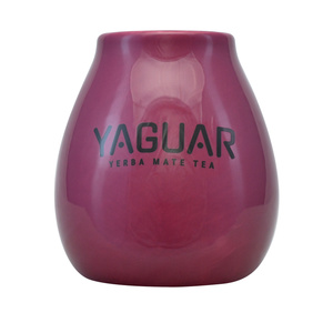 Yerba Mate Kalebasse Yaguar PREMIUM Set für zwei Personen