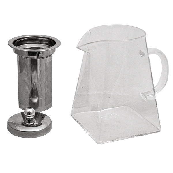Abmessungen der Teekanne mit Teesieb, 950 ml: Höhe 14 cm