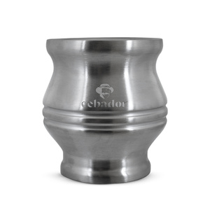 TermoColador – Thermobecher für Mate Tee – 190 ml (silber)