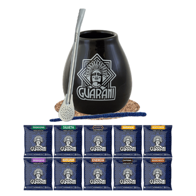 Mate Tee Set 10x50g Kalebasse + Bombilla