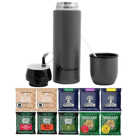 Yerba Mate OUTDOOR Set 10x50g Yerbomos AllInOne
