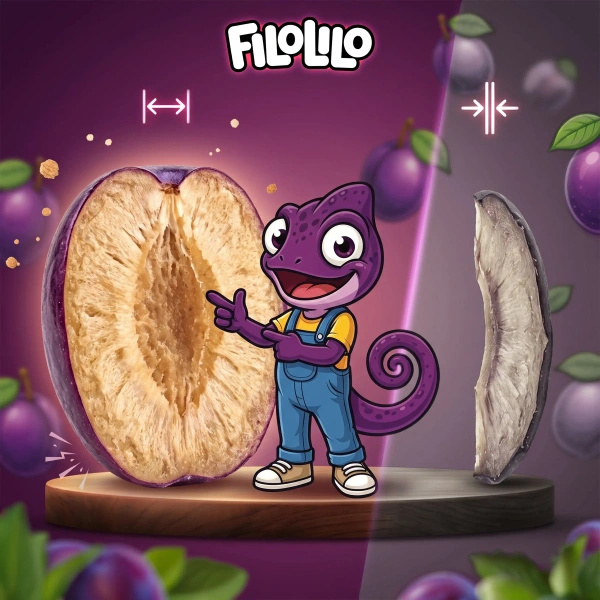 FiloLilo – Gefriergetrocknete Pflaumen (Hälften) 20 g