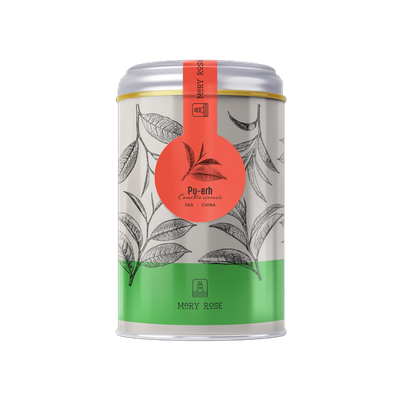 Mary Rose -Tee Puerh (PU ERH) in Dose - 50 g