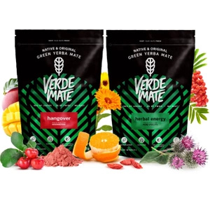 Mate Tee Set: Verde Mate Herbal Energy + Hangover 2x500gover Herbal Energy 2x500g 1kg