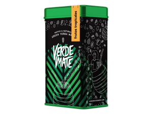 Yerbera – Metalldose + Verde Mate Green Frutos Tropicales 0,5 kg