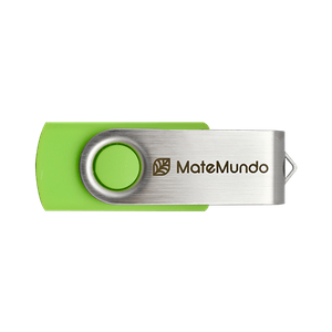 USB Stick mit dem Mate Mundo-Logo