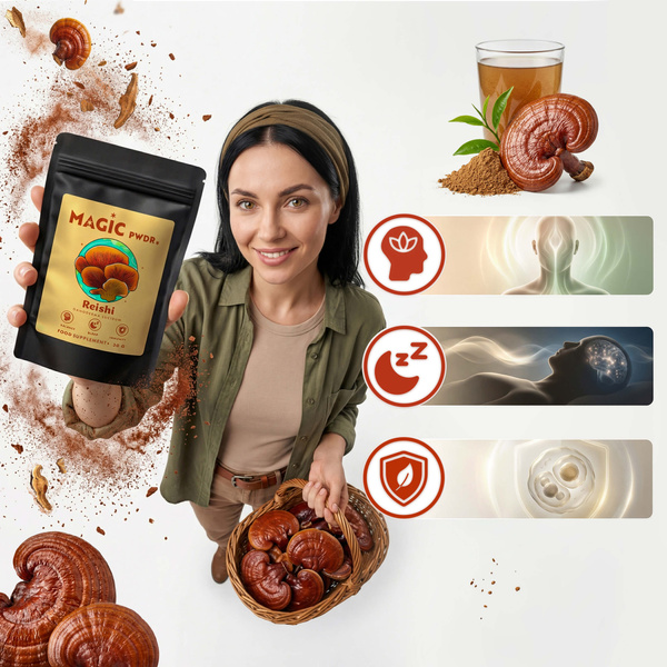 Magic Pwdr – Reishi – Glänzender Lackporling 30 g