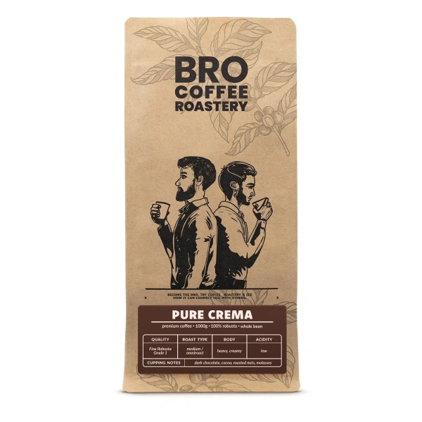 Bro Coffee Roastery – Bohnenkaffee Pure Crema 1 kg